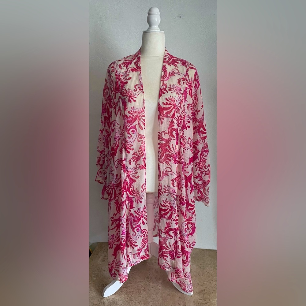 FREE PEOPLE Intimately Free Floral Kimono Robe Cover Up